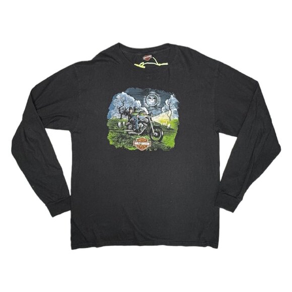Harley Davidson Halloween Longsleeve (Ocean County, NJ) - Picture 1 of 6